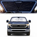 Car Windshield Sun Shade Umbrella for Ford F-250 2021-2026 | 2026 Upgraded,Custom-Fit Umbrella Sunshade,Easy Install,UV Protection & Heat Reflective,Keep Interior Cooler with Storage Bag by Unknown