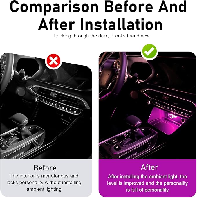 1 PC Mini USB LED Car Atmosphere Lamp, Round Crystal Plug-and-Play Car Ambient Light, Portable Personalized Auto Interior Decor Night Light, Universal for Most Cars, SUVs (Purple) - Image 6