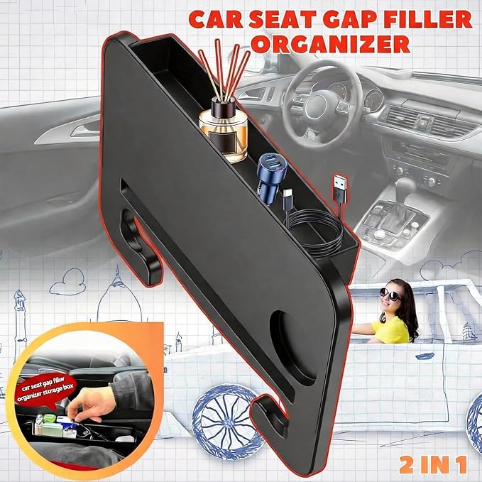 Steering Wheel Tray Car Desk Laptop Food Vehicle Travel | steering wheel car tray desk, multipurpose laptop and food table, fits most steering wheels, portable vehicle accessory - Image 4