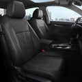RIDEPOSH Custom Fit Seat Covers for Honda Civic 2016-2021 | Sedan LX, Faux Leather, Solid Bench Rear, No Rear Armrest, Waterproof, Full Coverage, Airbag Compatible, Easy-to-clean by RIDEPOSH