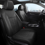 RIDEPOSH Custom Fit Seat Covers for Honda Civic 2022-2026 | Hatchback EX-L Sport Touring, Faux Leather, 60/40 Split Rear, Rear Armrest, Waterproof, Airbag Compatible, Easy-to-clean by RIDEPOSH