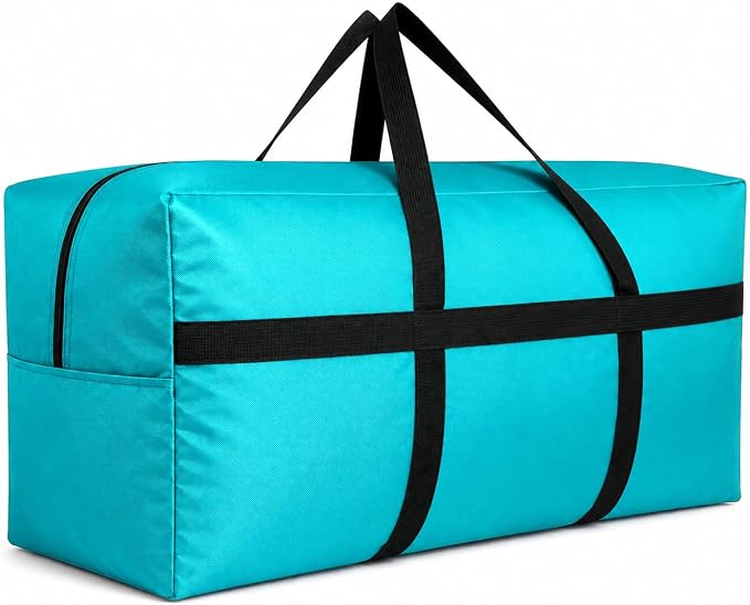 DoYiKe Large Storage Duffle Bag, Duffel Bag for Travel Turquoise 80L by DoYiKe