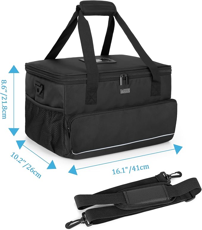 Trunab Large Insulated Medical Bag with Dividers, Easy-Clean Trauma Pouch | Empty Bag for Custom Setup, Ideal for Home/Travel/Camping, Wipe-clean Interior - Image 5