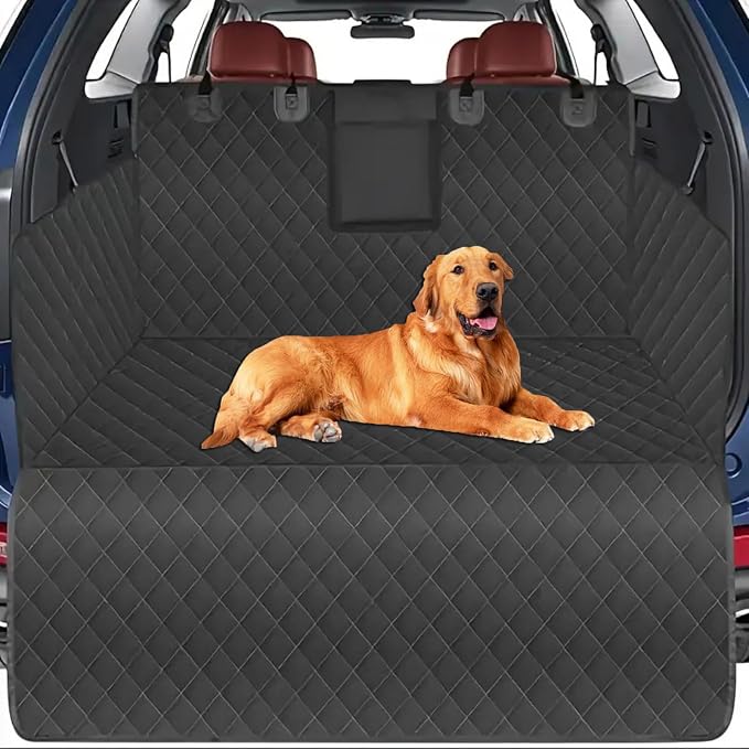Cargo Liner for Dogs for Kia Telluride 2019-2025, Water Resistan Pet Trunk Cover Soft Cushion, Durable Dog Back Seat Mat with Bumper Flap Protector for SUVs,B - Image 2