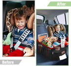 FUNNy elf Car Seat Organizer with 4 Cup Holders(Red) | Foldable Design, Durable Oxford Material, Smooth Handle, Anti-slip Base, Big Capacity Car Caddy Organizer for Easy Storage - Image 8