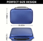 Barber Case for Hair Clippers, for Wahl, for Ufree and for Andis, Case Only | Trimmer Tools Storage Organizer, Easy-Clean PU Interior, for Barbers/Stylists/Pet Groomers, Travel/Home/Salon Use, Blue - Image 3