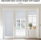NICETOWN Greyish White Roman Shades French Door No Drill Curtain for Kitchen - Image 3