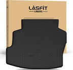 LASFIT Cargo Mat for Toyota Corolla 2009-2010, Black | 3D Custom Fit TPE All Weather Trunk Mat, Full Coverage Secure-Fit Cargo Liner, Easy to Wash by LASFIT