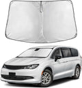 EcoNour Windshield Sunshade Compatible for Chrysler Voyager 2020–2025 | Sun Visor for Front Windshield & Window Sun Shade Cover, UV Heat Blocker & Protector, Car Accessories by EcoNour