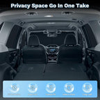 KUST Car Window Shades for Mazda 3 2014-2017 2018 Windshield Sun Shade Side Window Cover UV Block Privacy Protection Accessories for Camping Blackout Rear Back Full Set 6PCS - Image 5