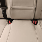 EKR Rav4 Seat Covers Custom Fit for Toyota Rav4 2021-2024 Prime SE,XSE & 2019-2025 Hybrid/PHEV SE,XSE, Leather Car Seat Cover Full Set for SUV,Faux Leather(Beige) - Image 4