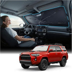 Nmoiss Windshield Sun Shade Umbrella Custom Fit for Toyota 4Runner 2010-2026 Accessories, [Vinyl Coating Heat Shield] Protect Car from Sun Rays & Heat Damage Keep Cool and Protect Interior by Nmoiss