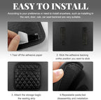 2 PCS Car Side Pocket Organizer, Leather Adhesive Auto Side Seat Back Storage Pocket, Waterproof Phone Document Sunglasses Holder Vehicle Gap Filler Pouch, Car Accessories (Large) - Image 3