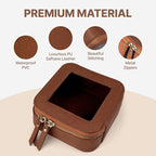 Small Clear Makeup Bag Travel Cosmetic Case, Portable Make Up Organizer Traveling Compact Car Bag for Essentials Transparent Toiletry Bag with Zipper - Image 2