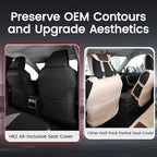 HKZ Customized Special seat Cover for Toyota Corolla (Black+Grey, 2020 2021 2022 Corolla L LE) - Image 7