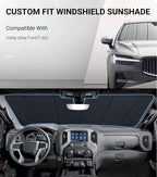 Pigenius Windshield Sun Shade for Ford F-150 2009-2014 Custom Window Sunshade - Safeguard - Image 2