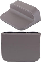 Cup Holder for Car, Car Seat Gap Organizer, PU Leather, XBD Gray | Console Side Pocket, Cup Drink Holders, Easy Install, Universal Fits, Car Coin Cellphone Holder, Auto Front Seat Cup Holder - Image 4