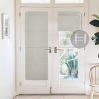 NICETOWN Magnetic Door Curtains for Window, Thermal Insulated Curtains, French Front Door Window Covering, Roman Roll Up Shade for Patio Glass, 27 x 72 inch Long, 1 Panel, Natural - Image 7
