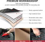 BEITK 2 Pack Waterproof Full Surround Leather Car Seat Covers Full Set | PU Leather, Scratch-resistant, Universal Fit for Cars Trucks SUV, Easy to Install - Image 4