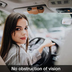 KINIVA Sunglasses Holder for Car Visor Leather Glasses Case with Clips for Car Visor Automotive Interior Visor Accessories Apply to All Car Models (09 Brown) - Image 2
