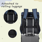 ANILD Dog Travel Bag Backpack, Flight-Ready TSA-Approved Dog Travel Bag with 2 Leak-Proof Food Canisters, 2 Foldable Silicone Bowls, Multi-Compartment Organizer for Hiking, Camping, Dog Mom Essentials - Image 6