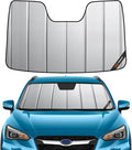 Pigenius Windshield Sun Shade for Subaru Crosstrek 2018-2023, Impreza 2017-2023. with Eyesight Driver Assist - Safeguard by Pigenius