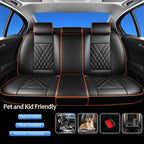 Fit Gladiator Car Seat Covers Compatible with Jeep Gladiator 2020-2024 2025 2026-Premium Leather,Waterproof,Breathable,Airbag Compatible &All-Weather Seat Cushion Protecto(Full Set,Brown) - Image 5