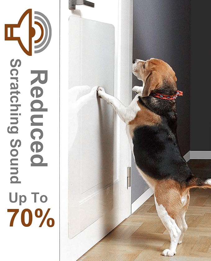 Door Protector for Dog and cat,Flexible Door Guard Cover，Custom-Cut Door Shield for Pets to Protect Your Door & Wall Size 43'' x 16'' (1, 43'' x 16'') - Image 2