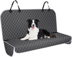 Waterproof Dog Backseat Cover for Cars, Non-Slip Pet Seat Protector,M-Grey by NECKORY