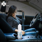 Car Tissue Holder with Facial tissues Bulk, Tissue for Cup Holder, Round Tissue Boxes for car tissues Cylinder,Travel tissues Packs Bulk - Image 3