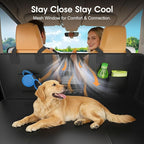 XL Hard Bottom Dog Car Seat Cover, 58"×69", Waterproof PU Leather | Stable Hard Bottom Support for Comfortable Rides with Large Dogs - Image 5