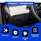 Car Seat Side Storage Pocket/Multi-Pocket Centre Console Storage Box, Car Seat Side Pocket Organizer, PU Leather Pouch Bag (Black) - Image 6