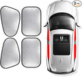 Car Side Window Sunshade, Static Cling Blackout Privacy, Universal Fit | Tool-Free Static Cling Install in Seconds, Thick Blackout Coating Blocks Light & Heat, Full Privacy for Camping & Travel, Fit by Unknown