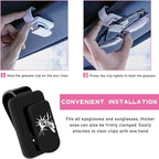 Ohleats Sunglasses Holder for Car Sun Visor, Statue of Liberty Metal Auto Eyeglass Hanger Clip, Multi-Function Ticket Card Clip Eyeglasses Mount, Car Accessories for Men Women (Black) - Image 3
