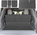 xipoqix Cargo Mat Compatible with 25-26 Ford Expedition Lincoln Navigator | Trunk Mat Backrest Liner TPE Cargo Liner Replacement for 2025 2026 Ford Expedition Accessories (Trunk Mat+Backrest Mats) by xipoqix