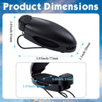 Frienda 2 Pieces Car Sunglasses Visor Clips Holder, Black | Eyeglass Mount for Sun Shade, Car Glasses Organizer, Universal Vehicle Fit, Spring Clip Design, Secures Frames - Image 2