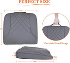 kingphenix Memory Foam Car Seat Cushion for Driving Comfort and Office Use | Coccyx and Lower Back Pressure Relief, Non-Slip Seat Cushion for Car, Truck, SUV, Long Drives and Office Chair, Dark Gray - Image 6
