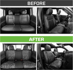 Car Seat Covers Fit for Toyota Tacoma 2016-2023 Double/Crew Cab,Black | Custom Faux Leather Full Set,Waterproof & Wear-Resistant,Fits Tacoma 3rd Gen SR,SR5,Limited,TRD Sport,TRD Off-Road,TRD Pro - Image 7