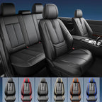 Fit Rogue Car Seat Covers for Nissan Rogue 2014-2024 2025 2026 -Upgraded Premium Waterproof & Breathable Leather,Airbag Compatible,All-Weather Seat Cushion Protector,Full Set,Black - Image 2