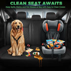 RIDEPOSH Custom Fit Seat Covers for Honda Civic 2016-2021 | Sedan LX, Faux Leather, Solid Bench Rear, No Rear Armrest, Waterproof, Full Coverage, Airbag Compatible, Easy-to-clean - Image 7