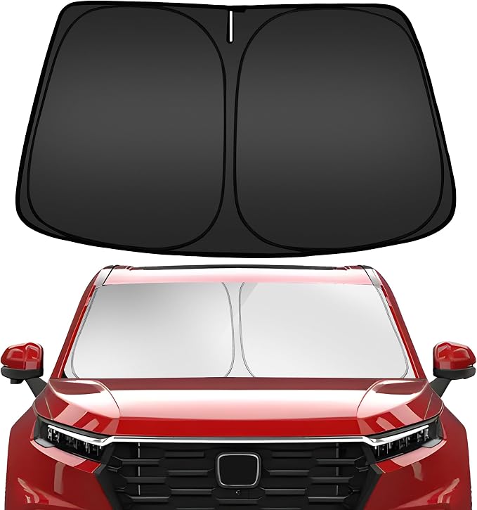 ARISMOTOR Windshield Sun Shade for Honda CRV 2023-2025 2026 | Custom Fit, Foldable, Front Window Sunshade Sun Visor Protector, Block UV Rays, Keep Car Cooler by ARISMOTOR