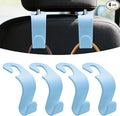 4PCS Car Seat Headrest Hooks, Purse Hook for Car | Car Headrest Hidden Hook, Car Interior Accessories Multi-Use Portable Headrest Organizer Holder for Purse Handbag Coats by Unknown
