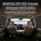 ZATOOTO Car Window Shades for Toyota 4Runner 2017-2024,100% Block Light | 4 Pcs Magnetic Car Window Covers,Privacy Curtains,Side Window Sun Shade for Baby Breastfeeding, Sleeping, Camping - Image 7