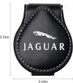 Car Sunglass Holder, Eyeglass Holder Fit Jaguar XE XEL XF XFL XJ F-PACE F-Type, Sunglass Hanger Mount for Car Sun Visor, Interior Accessories, Black - Image 4
