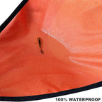 Car Seat Covers 2pcs Waterproof Towel Car Seat Cover Universal Fit for Most Trucks SUV Fitness Athletes Pets Gym and Water Sport，(Orange) - Image 3