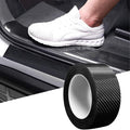 CloudBuyer Universal Car Door Edge Protector, Carbon Fiber 5D Gloss Black Vinyl Wrap Film with Anti-Collision Protection for Most Vehicles (33Ft x 2In, Black) by CloudBuyer