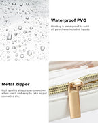 Clear Makeup Bag Small, TSA Approved Portable Toiletry Bag with Zipper Cosmetic Travel Bag Makeup Organizer Case Mini Makeup Pouch for Purse Car Organizer Bag for Women Men - Image 6