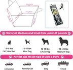2PCS Car Door Protector for Dogs Pet Car Cover-Waterproof Scratchproof Nonslip Durable Machine Washable (2 Packs Universal Fit) (Cream) - Image 3