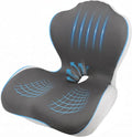 Car Seat Cushion Office Chair Cushion with Lumbar Support Pillow | Ergonomic Seat Cushion for Relieve Sciatica & Tailbone Pain, Ideal for Car Driving Truck Office Chairs Wheelchairs Home Use by Nisuez