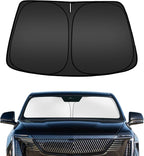 ARISMOTOR Windshield Sun Shade for Cadillac Escalade IQ IQL 2025-2026 2027 | Custom Fit, Foldable Front Window Sunshade Sun Visor Protector, Block UV Rays, Keep Car Cooler by ARISMOTOR